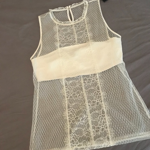Express - Lace Shirt with Bandeau NWT - Picture 2 of 5